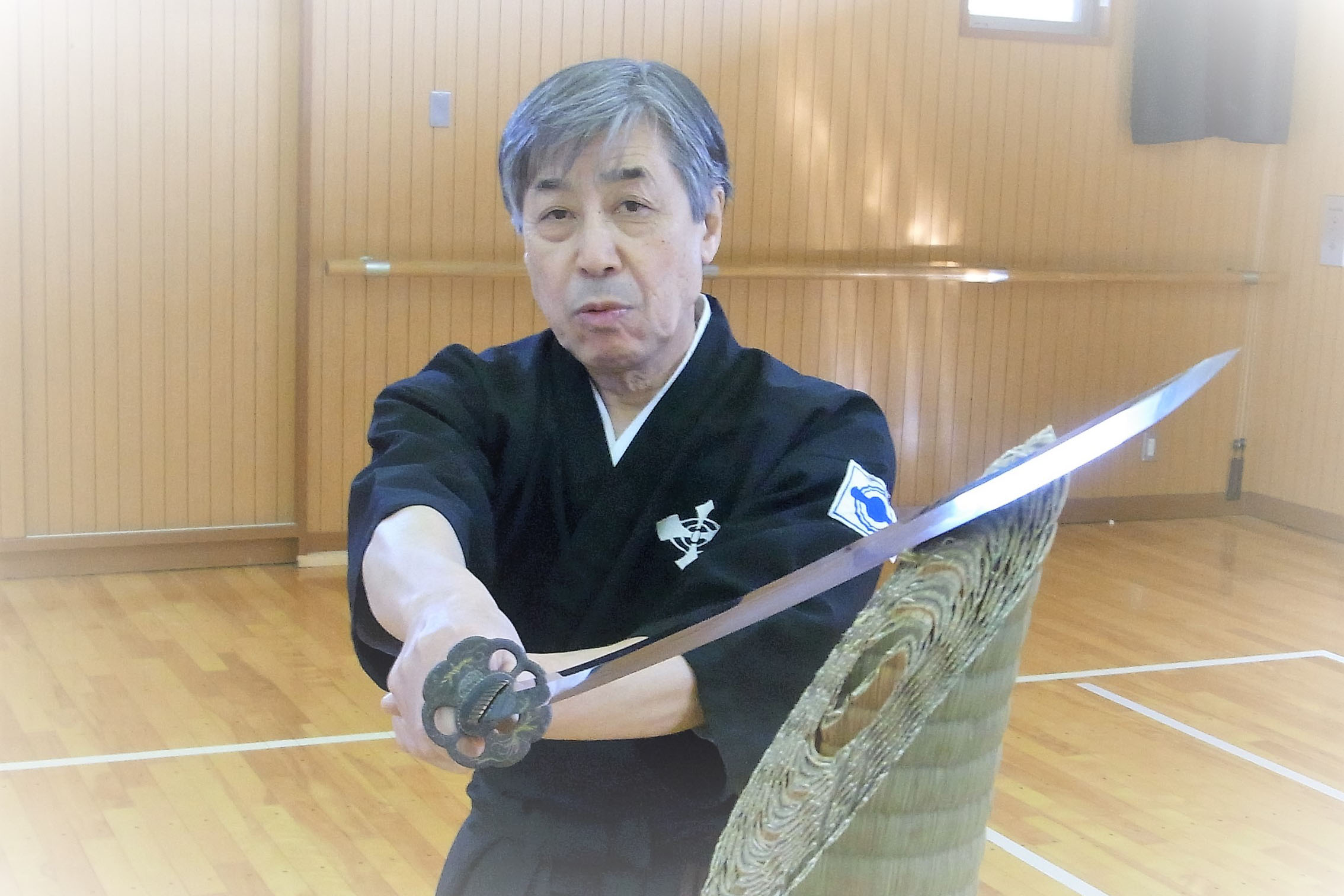 Hさん得意の袈裟斬り